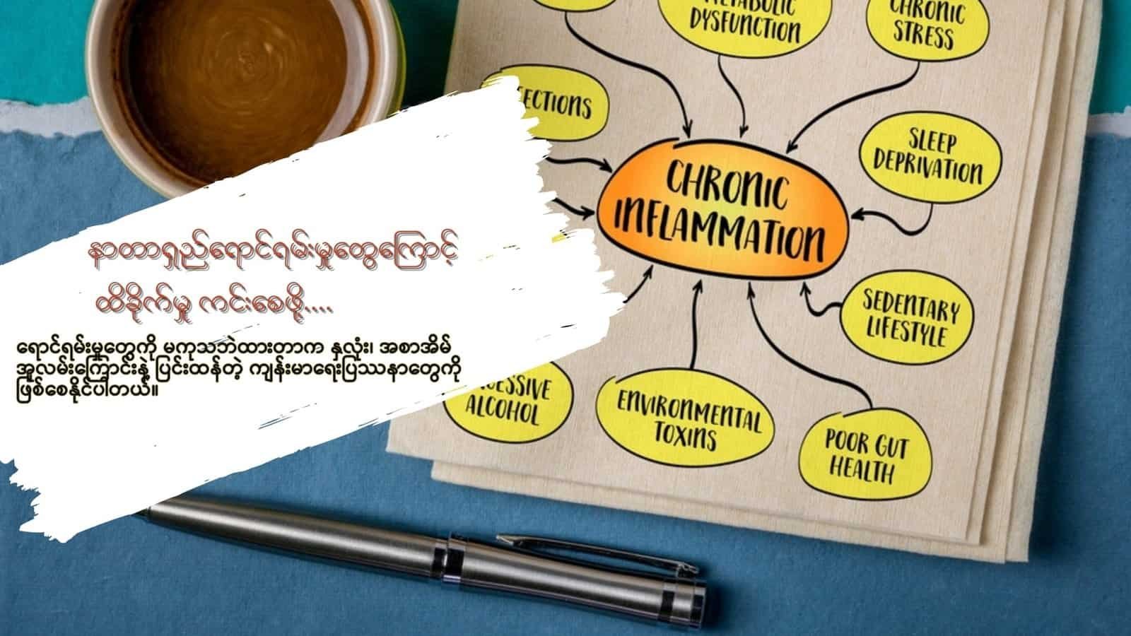 နာတာရှည် ရောင်ရမ်းမှုတွေကြောင့် ထိခိုက်မှုကင်းစေဖို့