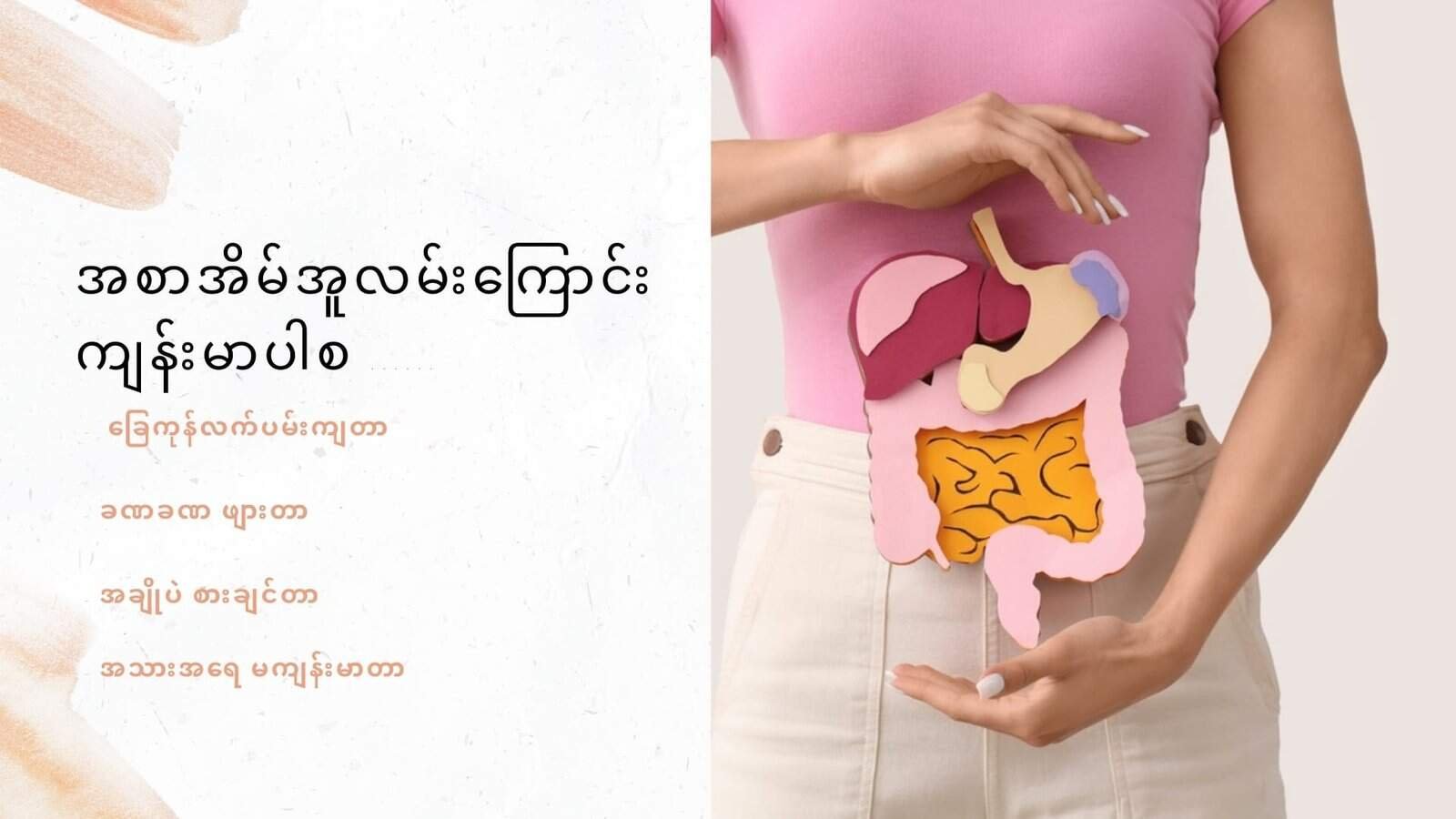 အစာအိမ်အူလမ်းကြောင်း မကျန်းမာဘူးဆိုတဲ့ သတိပေးလက္ခဏာများ